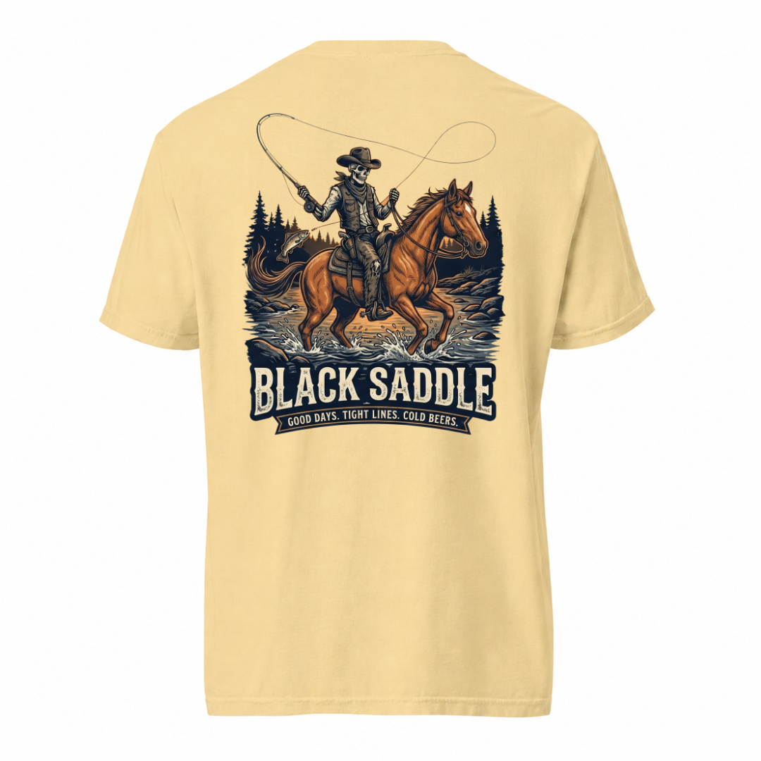 Black Saddle River Rider Shirt