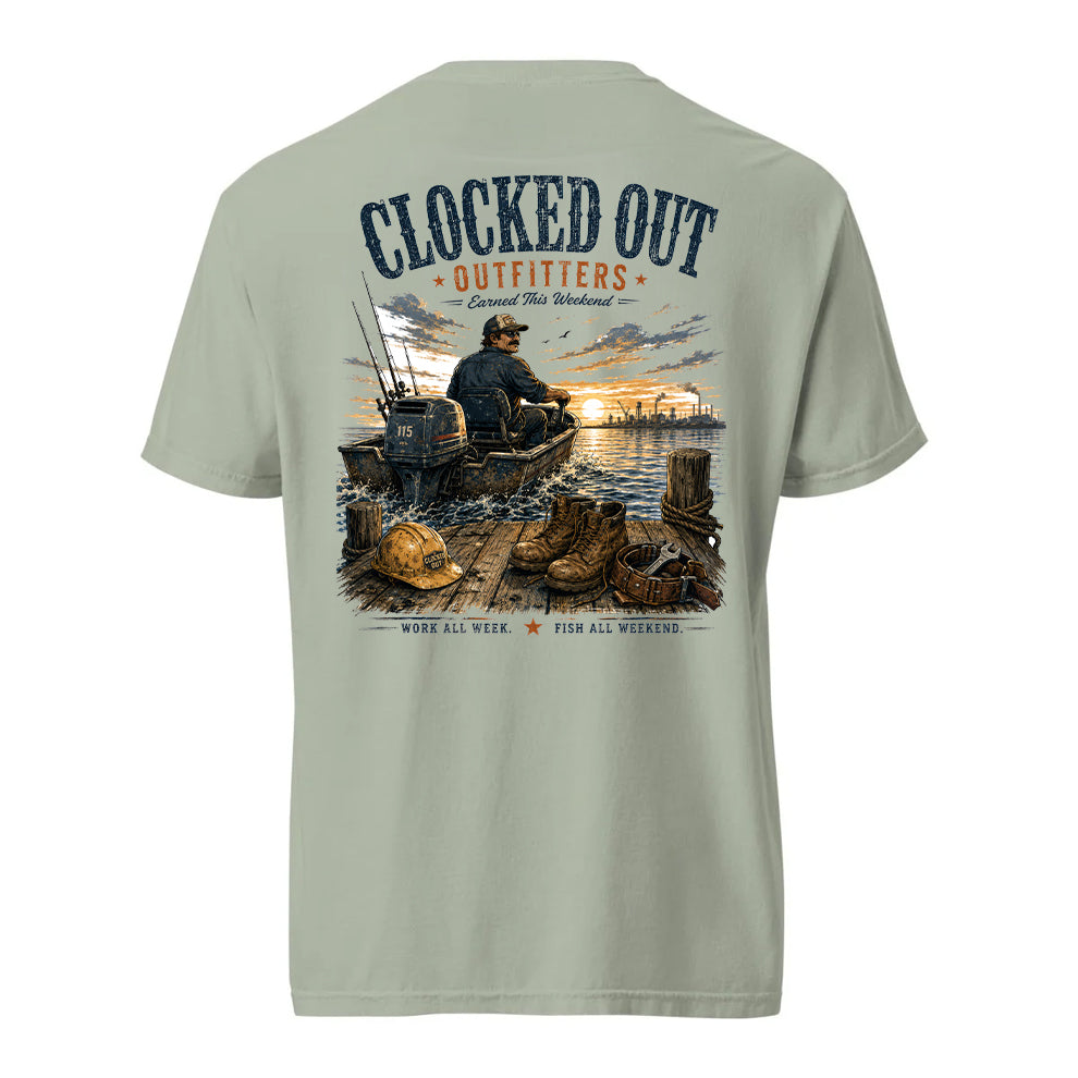 Clocked Out Earned Weekend Shirt