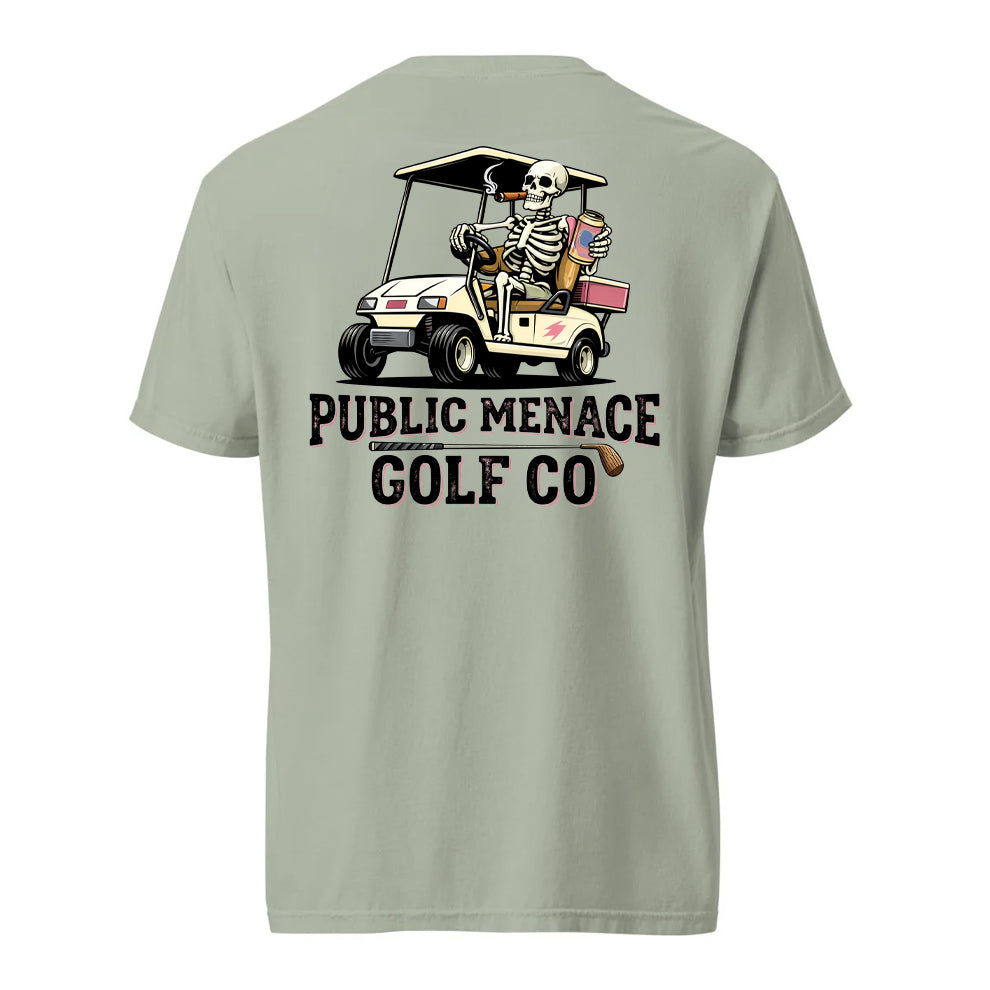 Public Menace Skeleton Cart Shirt