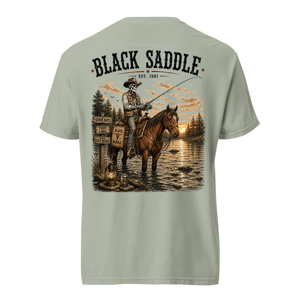 Black Saddle Knee Deep Shirt