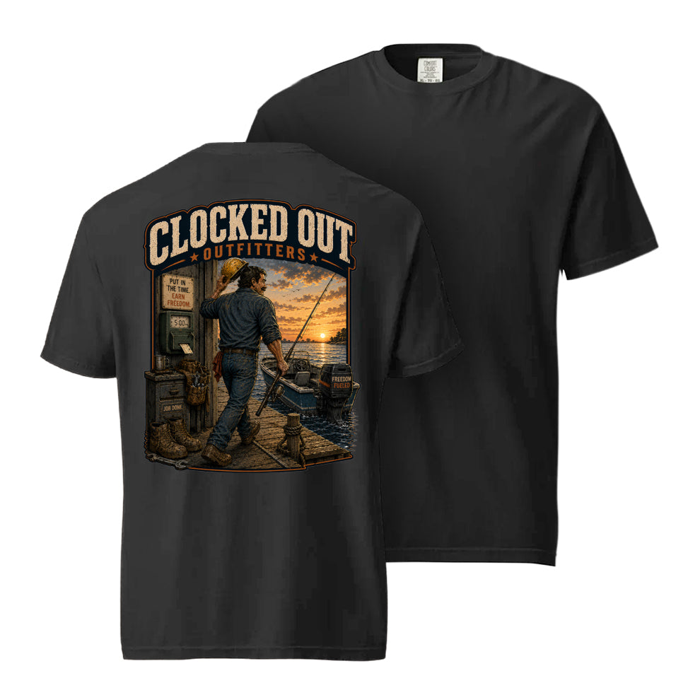 Clocked Out Earned Freedom Shirt