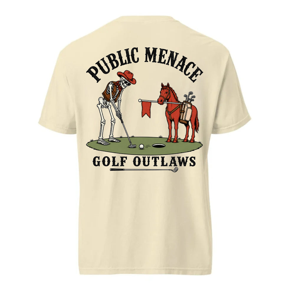 Public Menace Golf Outlaw Putting Shirt