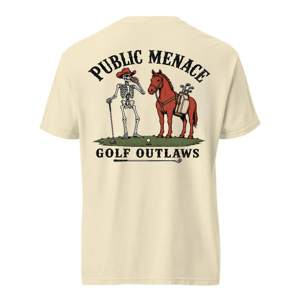 Public Menace Golf Outlaw Shirt