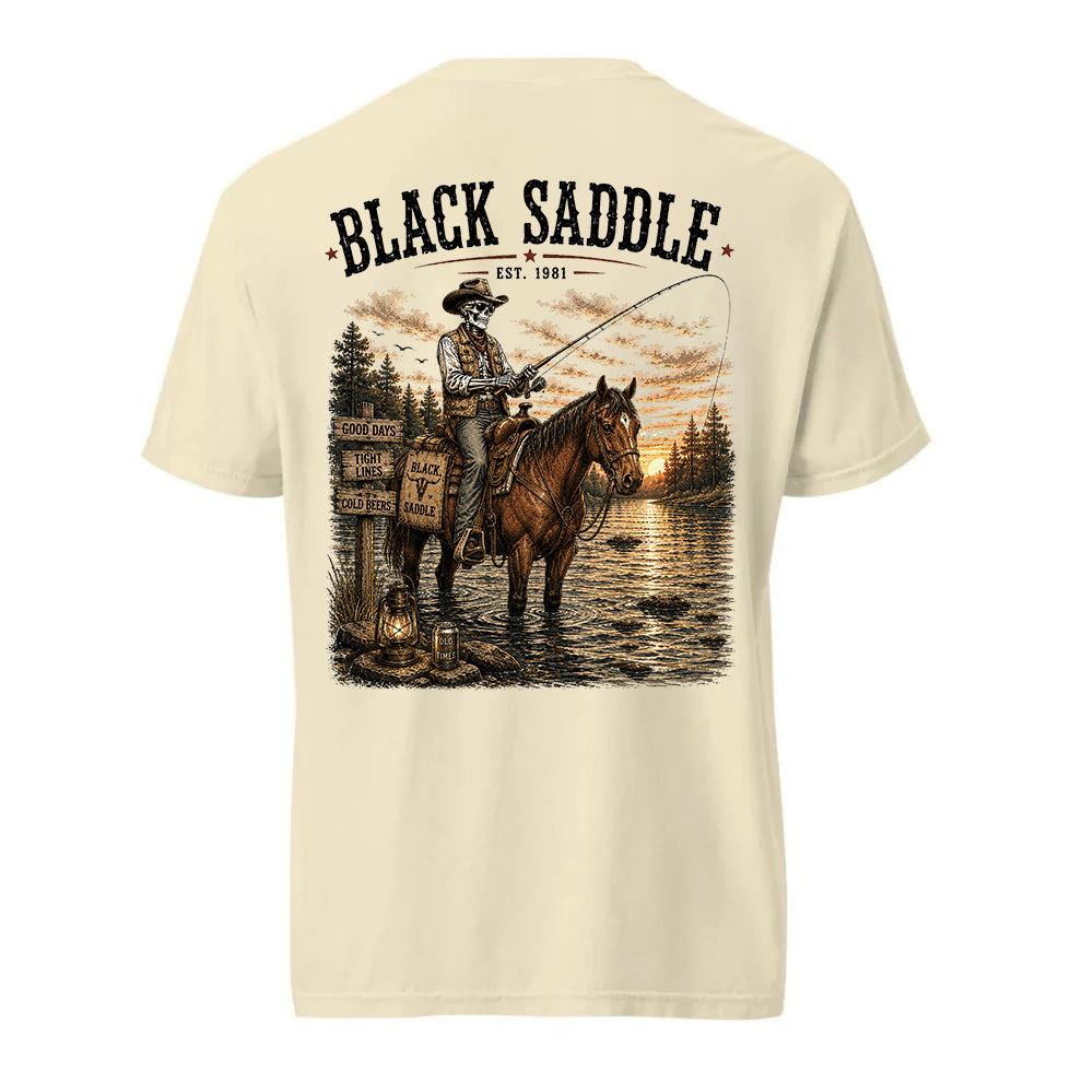 Black Saddle Knee Deep Shirt