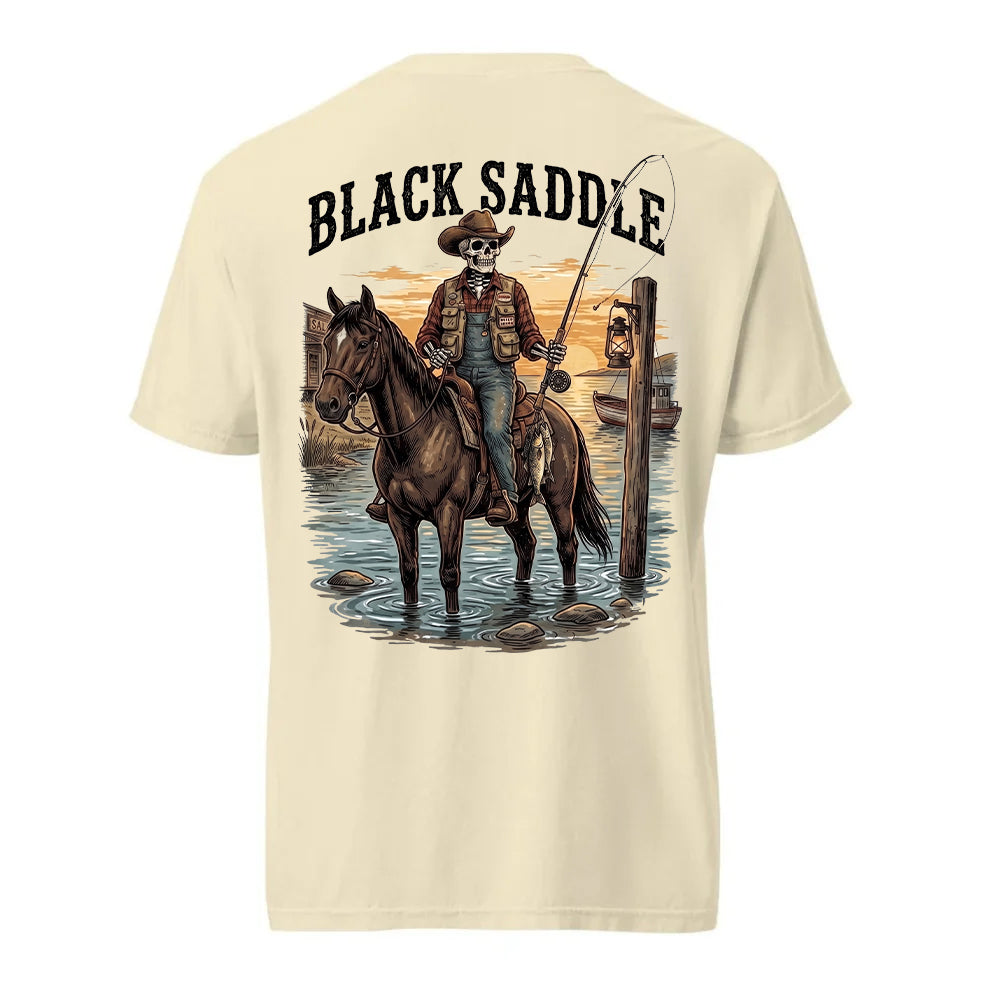 Black Saddle Saddleback Shirt