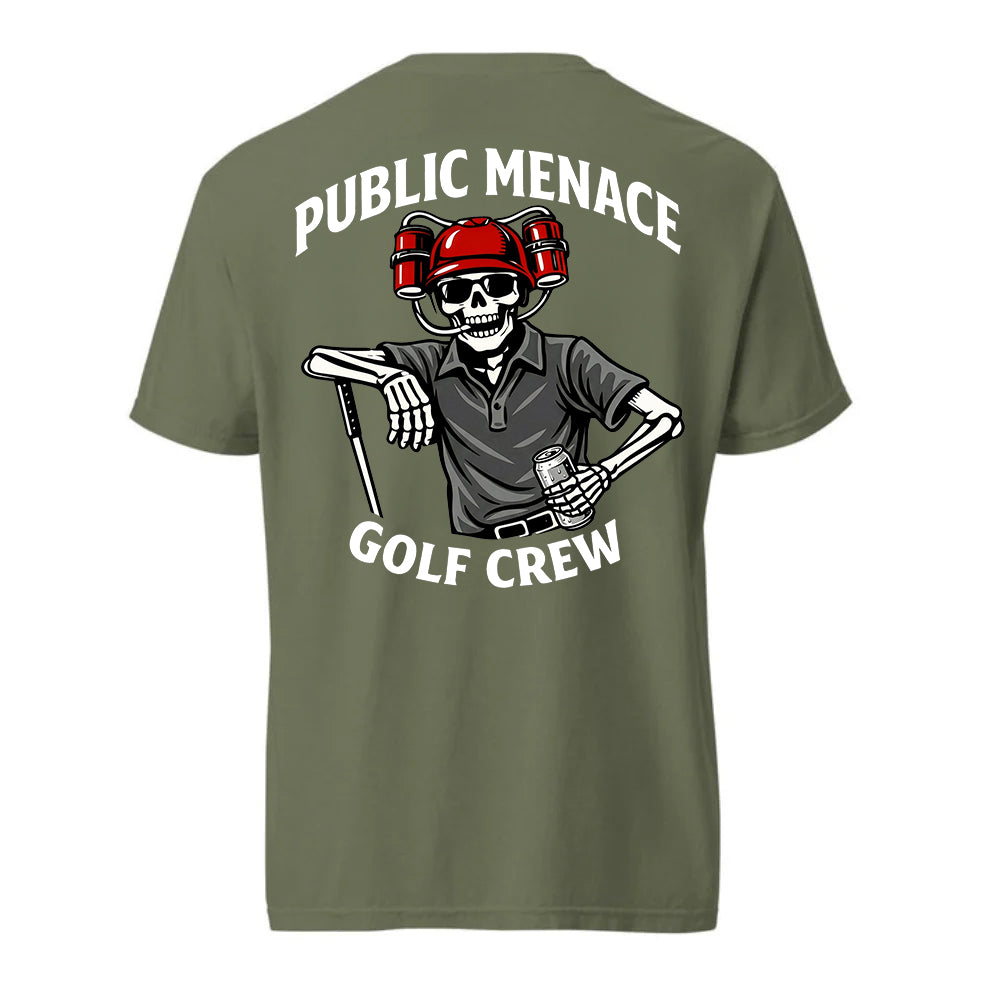 Public Menace Golf Crew Shirt