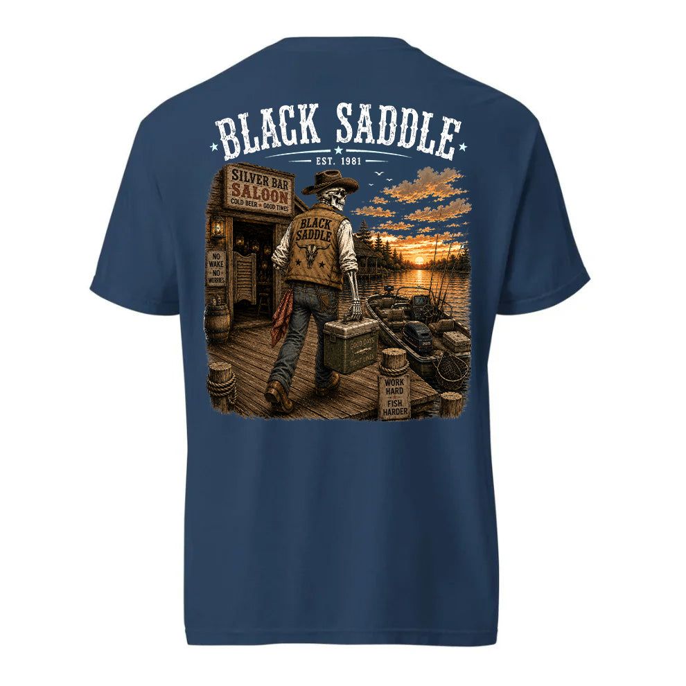 Black Saddle Saloon Shirt