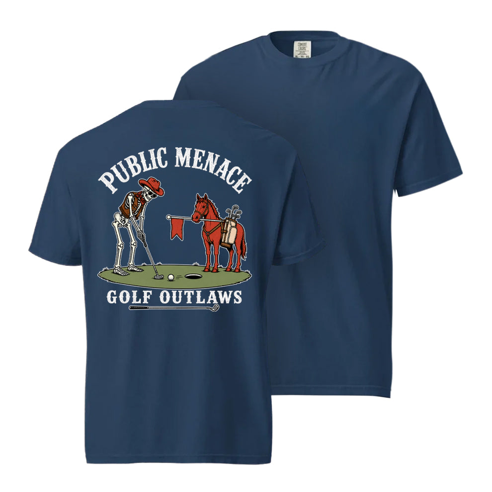 Public Menace Golf Outlaw Putting Shirt