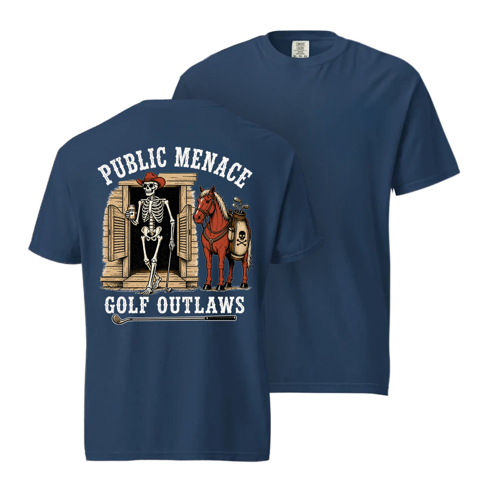 Public Menace Golf Outlaw Saloon Shirt
