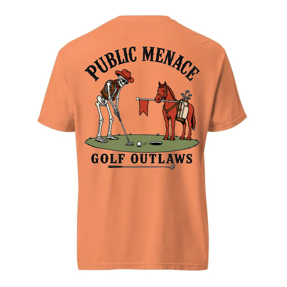 Public Menace Golf Outlaw Putting Shirt