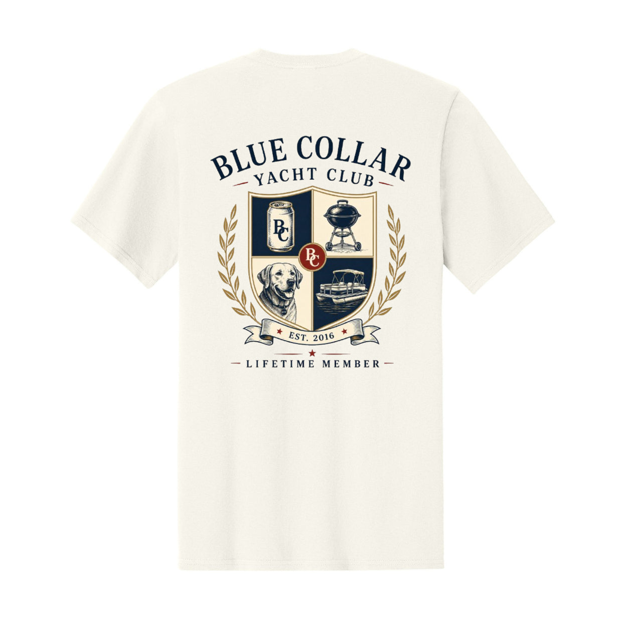 Blue Collar Yacht Club Pennant Shirt