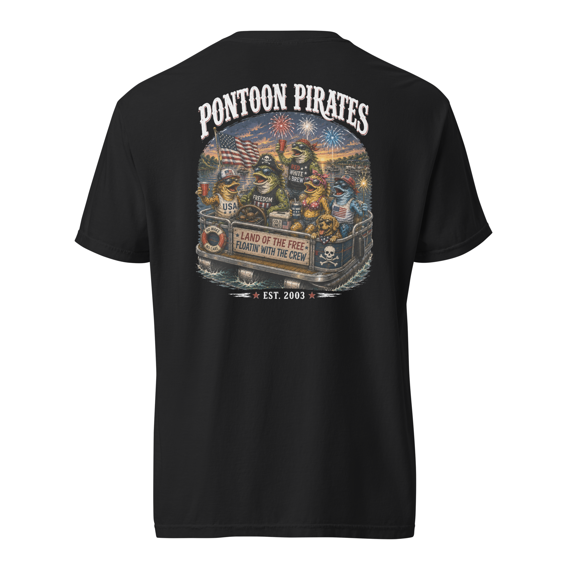 Pontoon Pirates Freedom Float Shirt