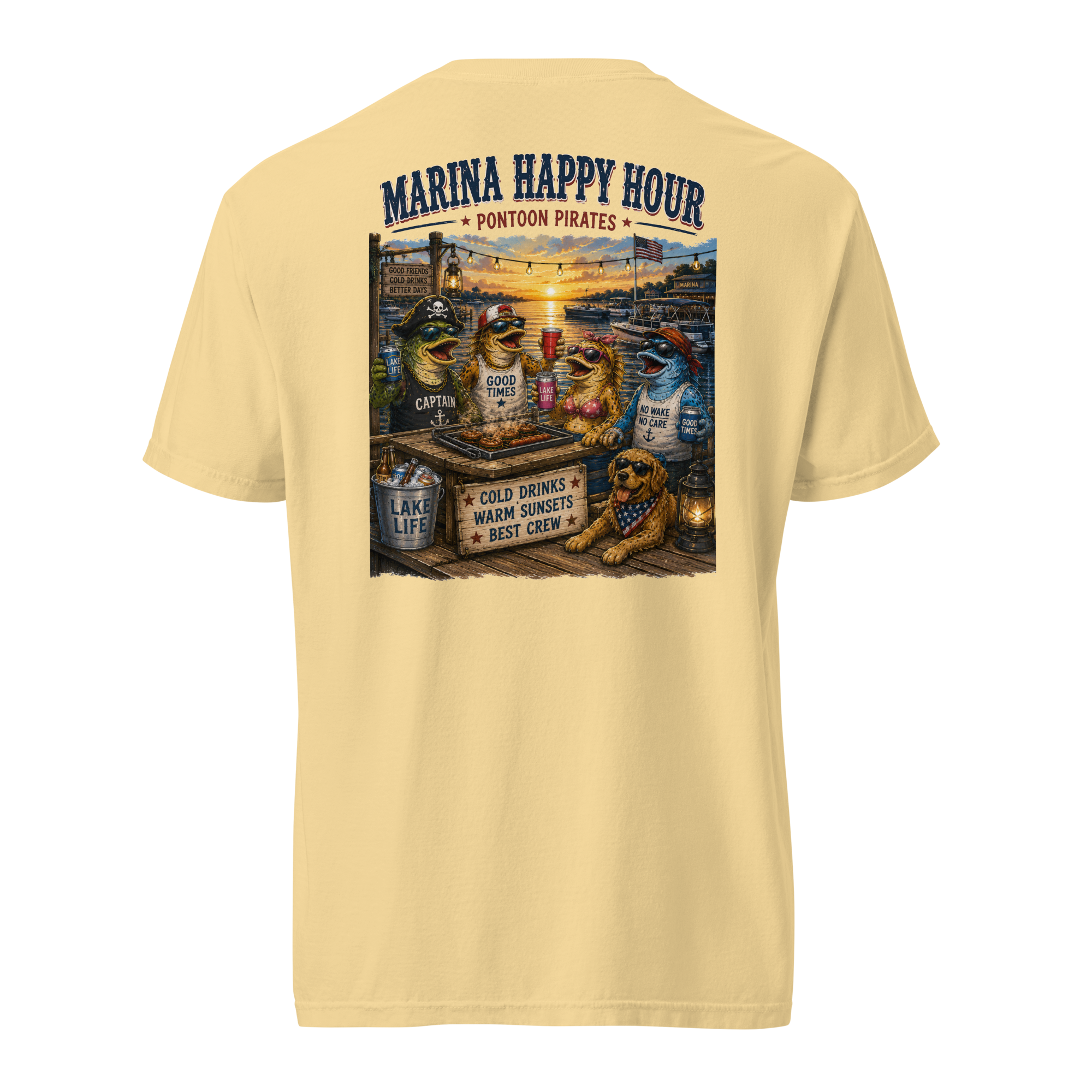 Pontoon Pirates Happy Hour Shirt