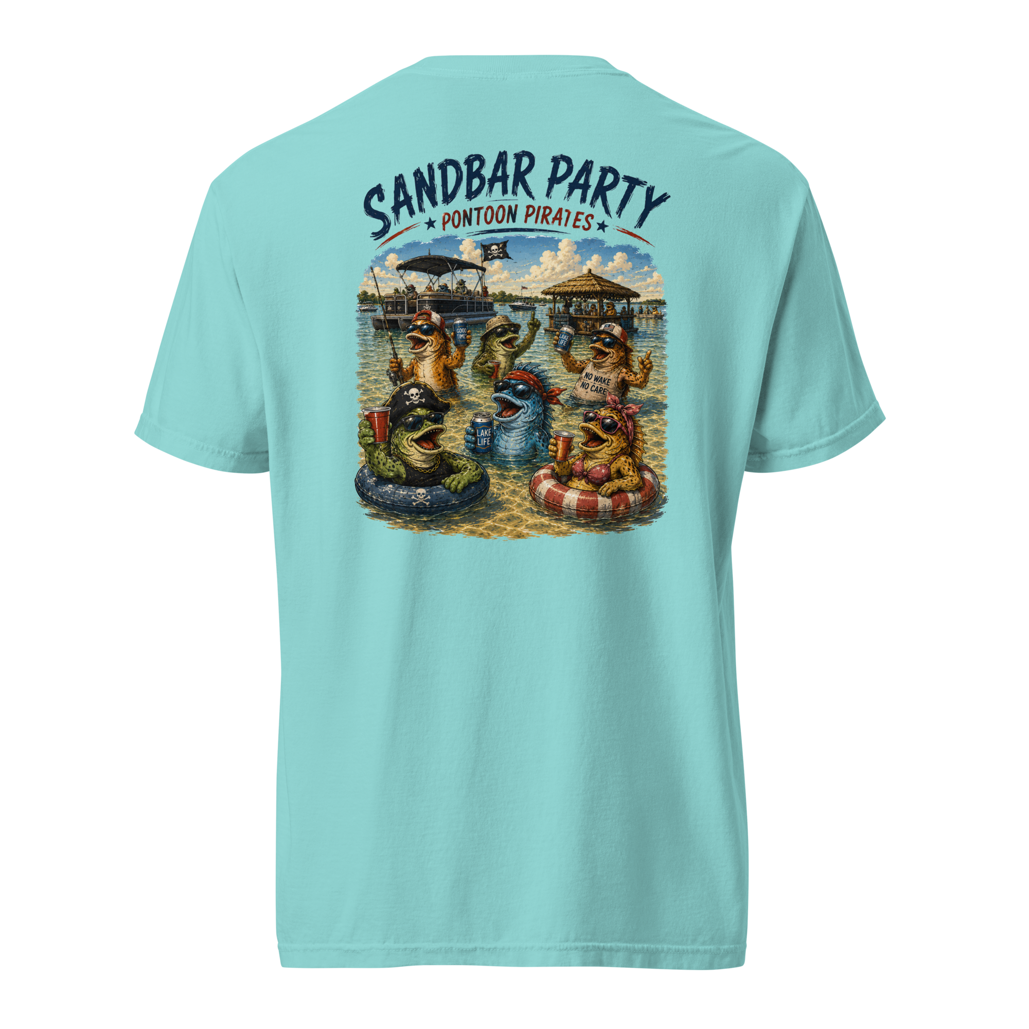 Pontoon Pirates Sandbar Party Shirt