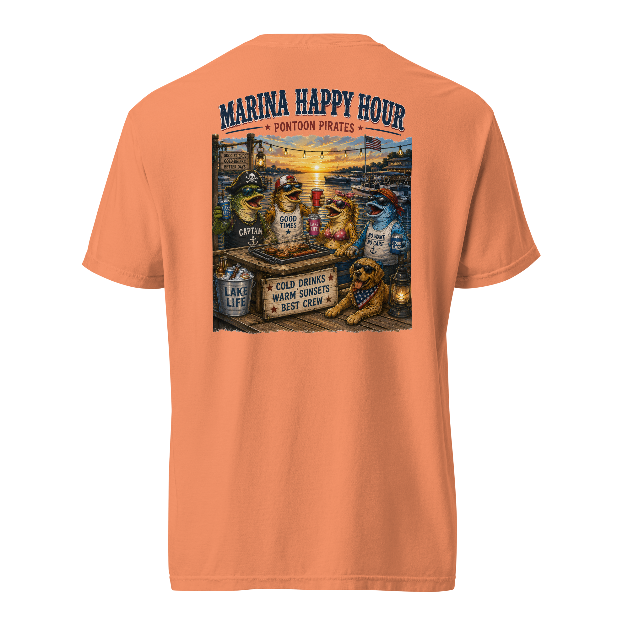 Pontoon Pirates Happy Hour Shirt