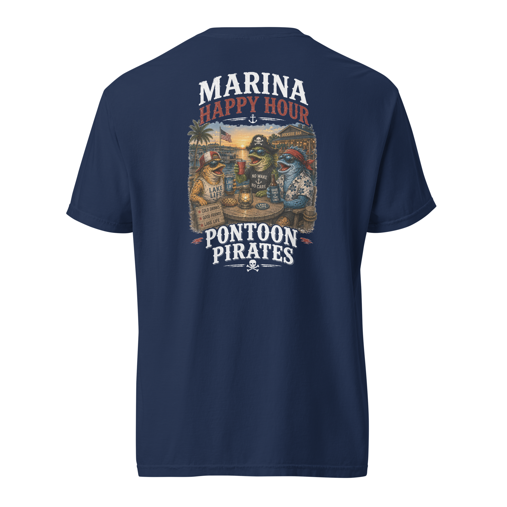 Pontoon Pirates Marina Happy Hour Shirt