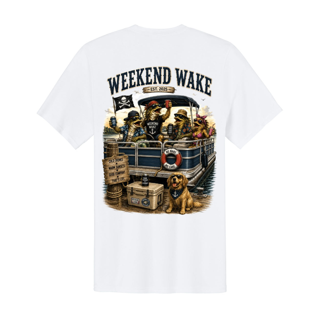 Weekend Wake Dock Party Shirt