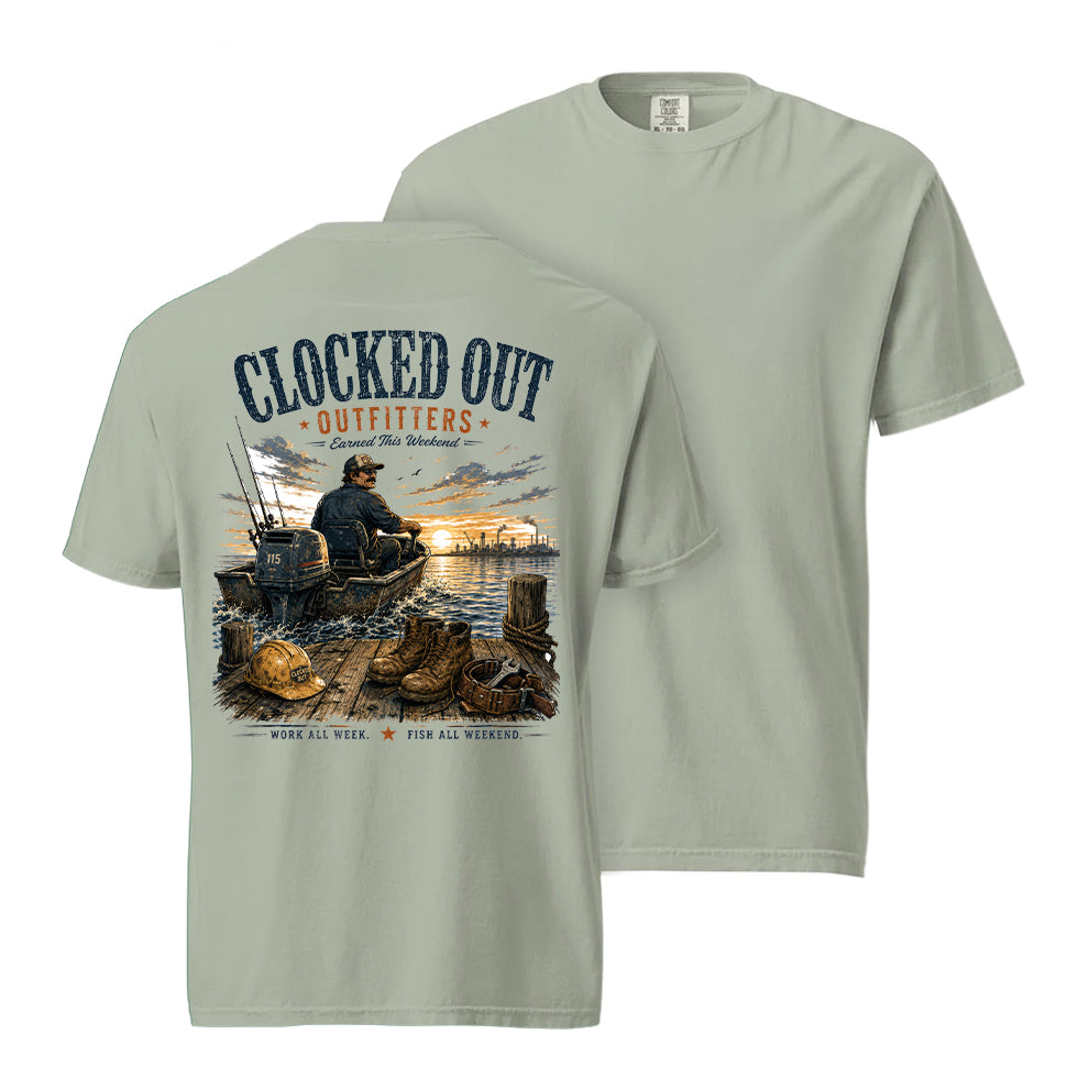 Clocked Out Earned Weekend Shirt