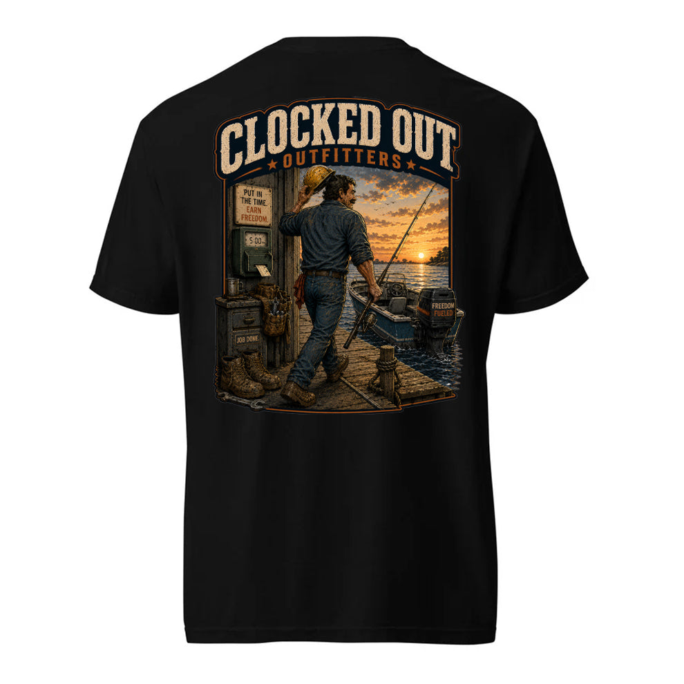 Clocked Out Earned Freedom Shirt