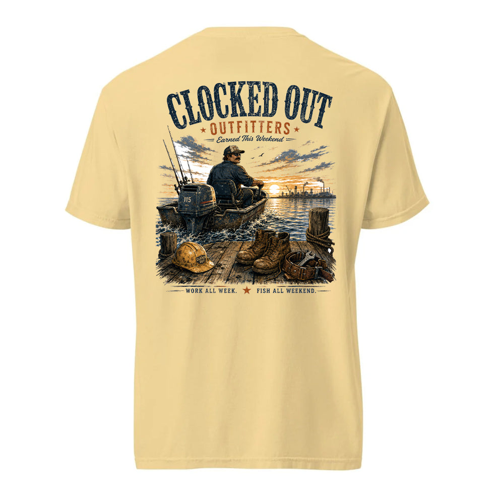 Clocked Out Earned Weekend Shirt