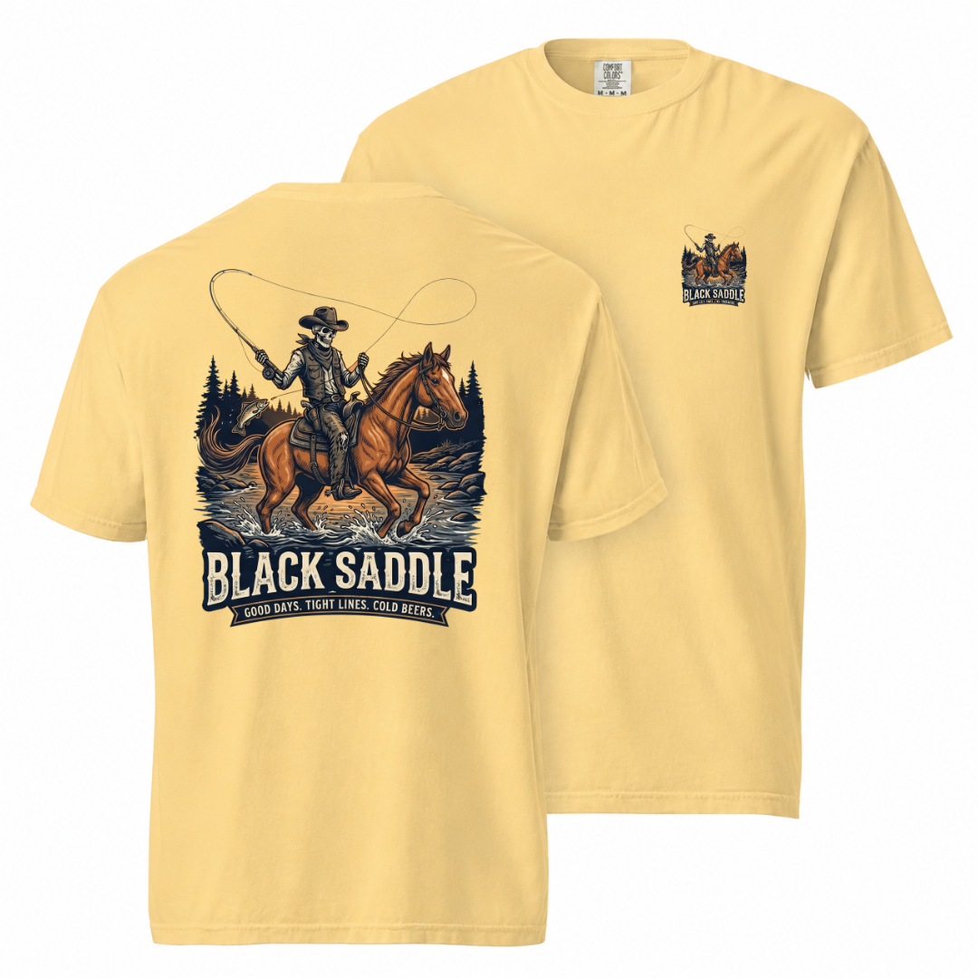 Black Saddle River Rider Shirt