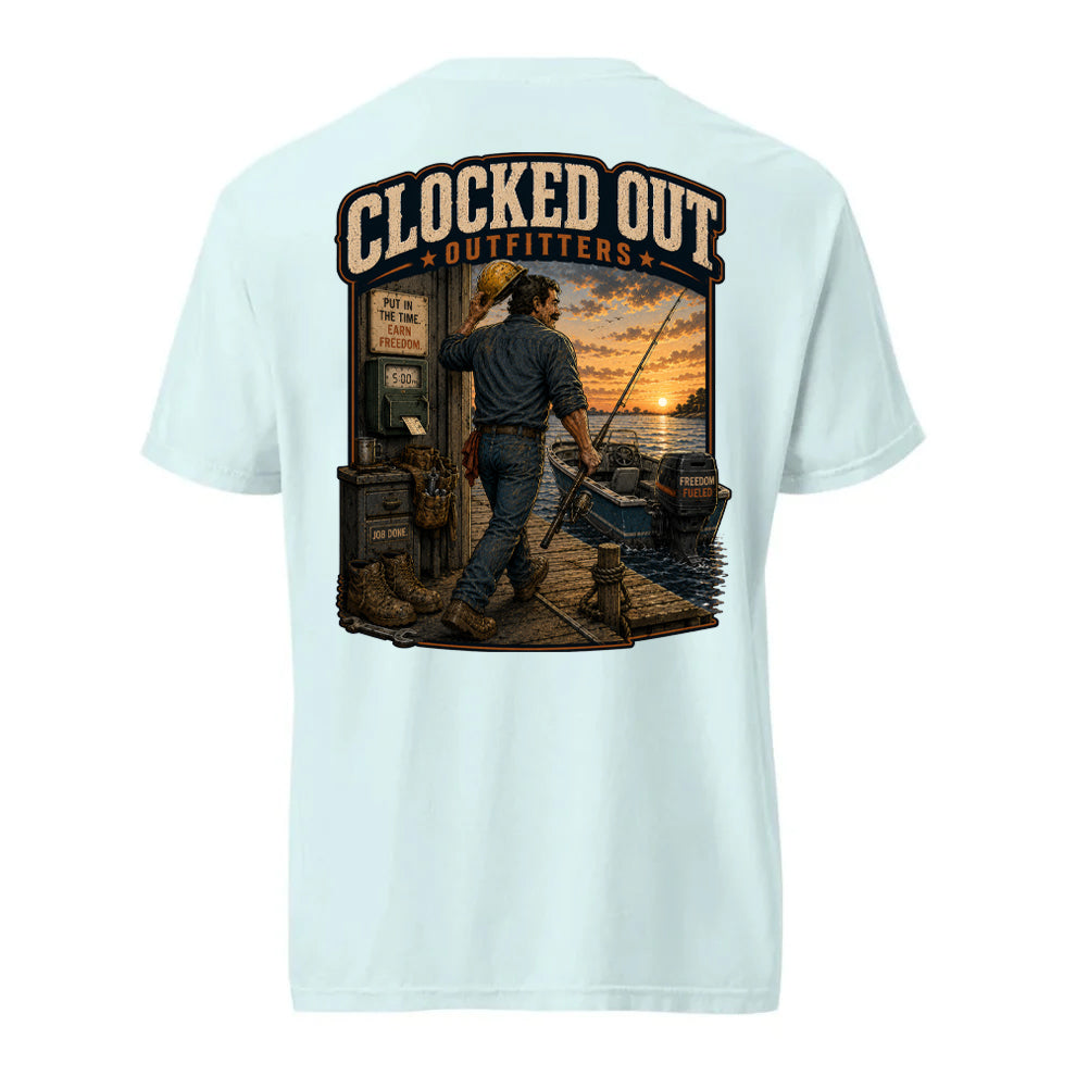Clocked Out Earned Freedom Shirt