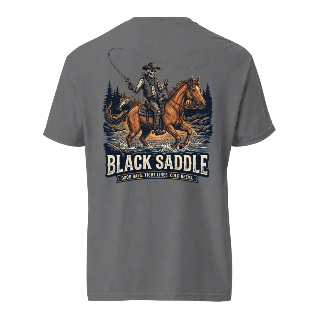 Black Saddle River Rider Shirt