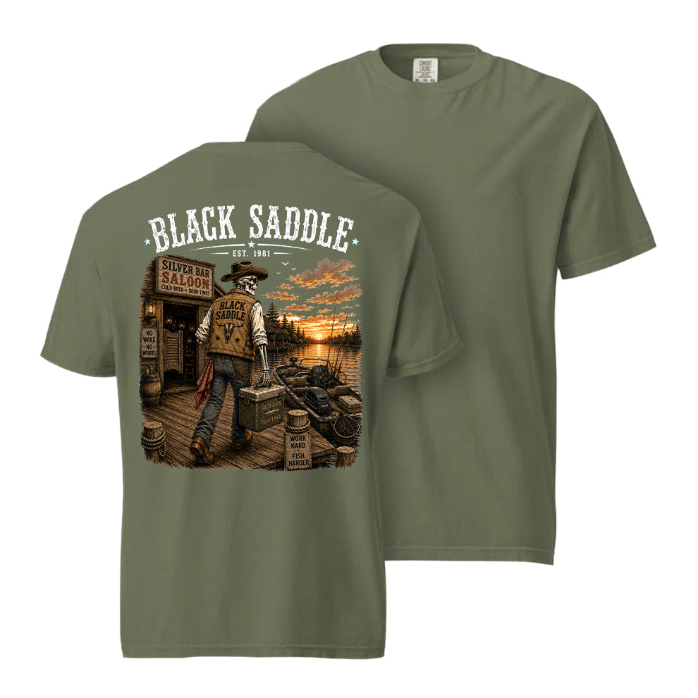 Black Saddle Saloon Shirt