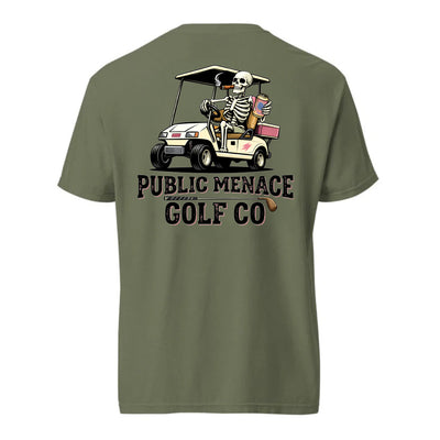 Public Menace Skeleton Cart Shirt