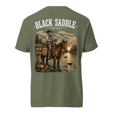 Black Saddle Knee Deep Shirt