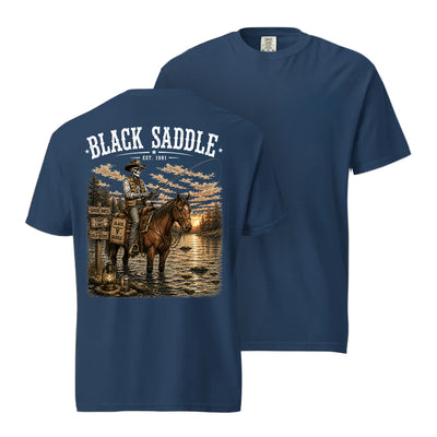 Black Saddle Knee Deep Shirt