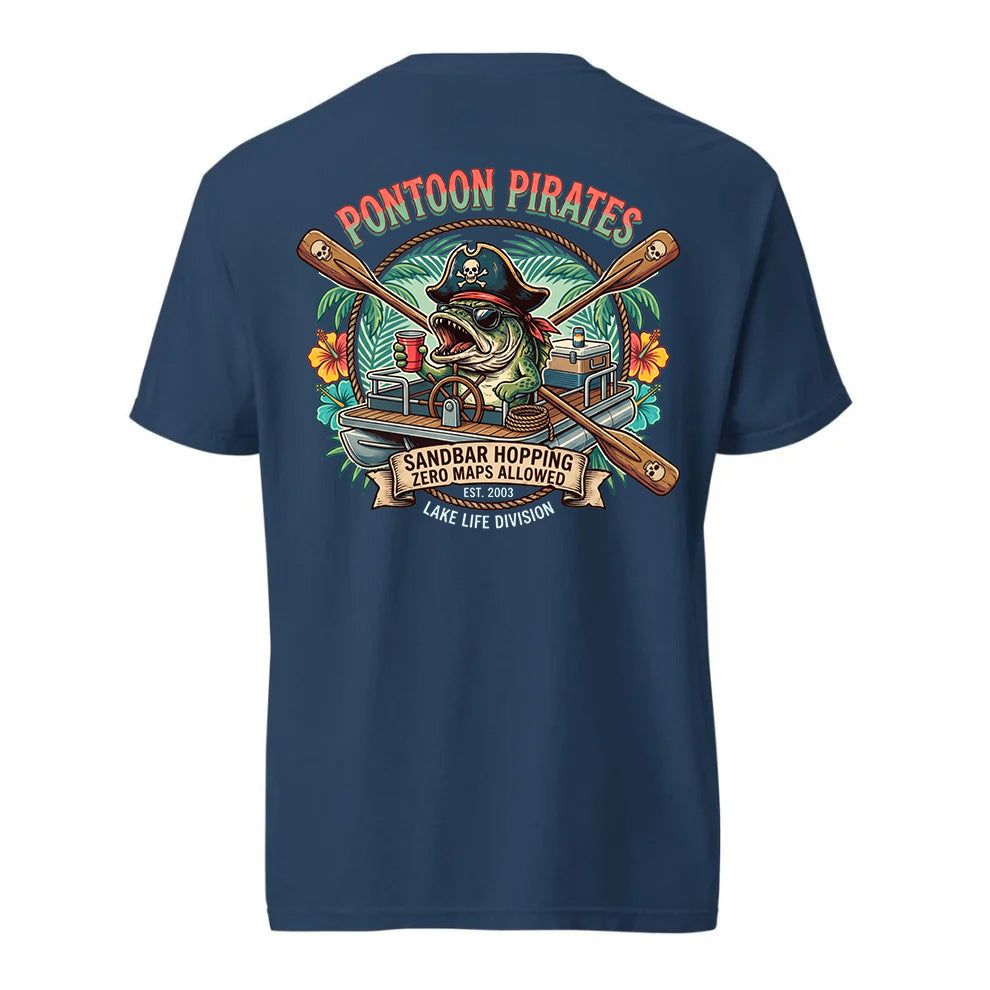 Pontoon Pirates Sandbar Hoping Shirt