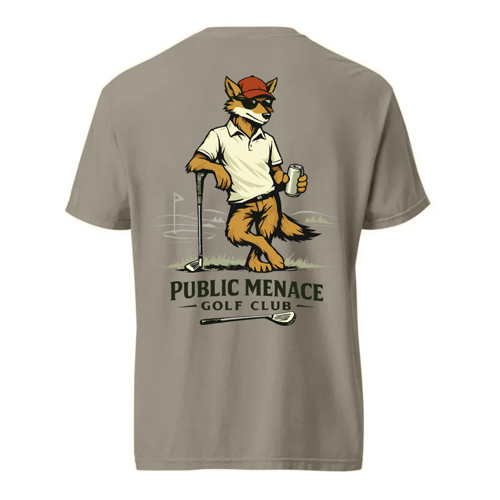Public Menace Golf Club Coyote Shirt