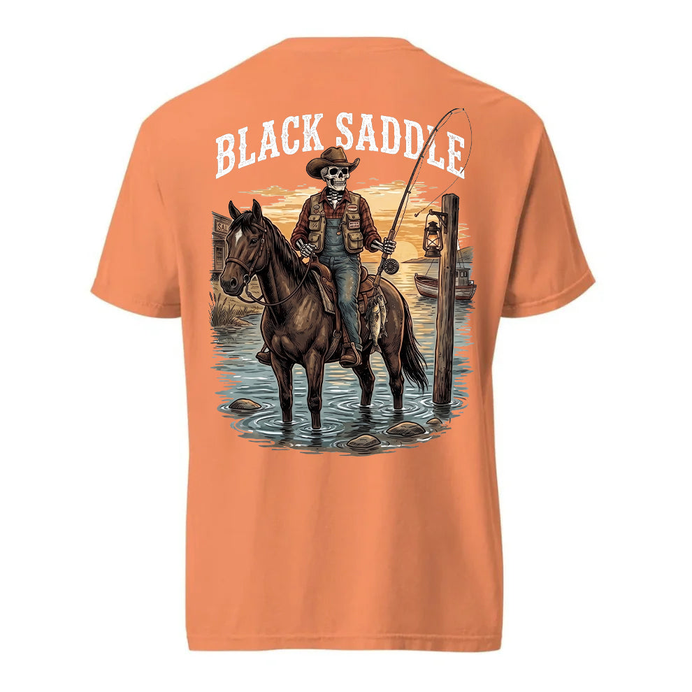 Black Saddle Saddleback Shirt