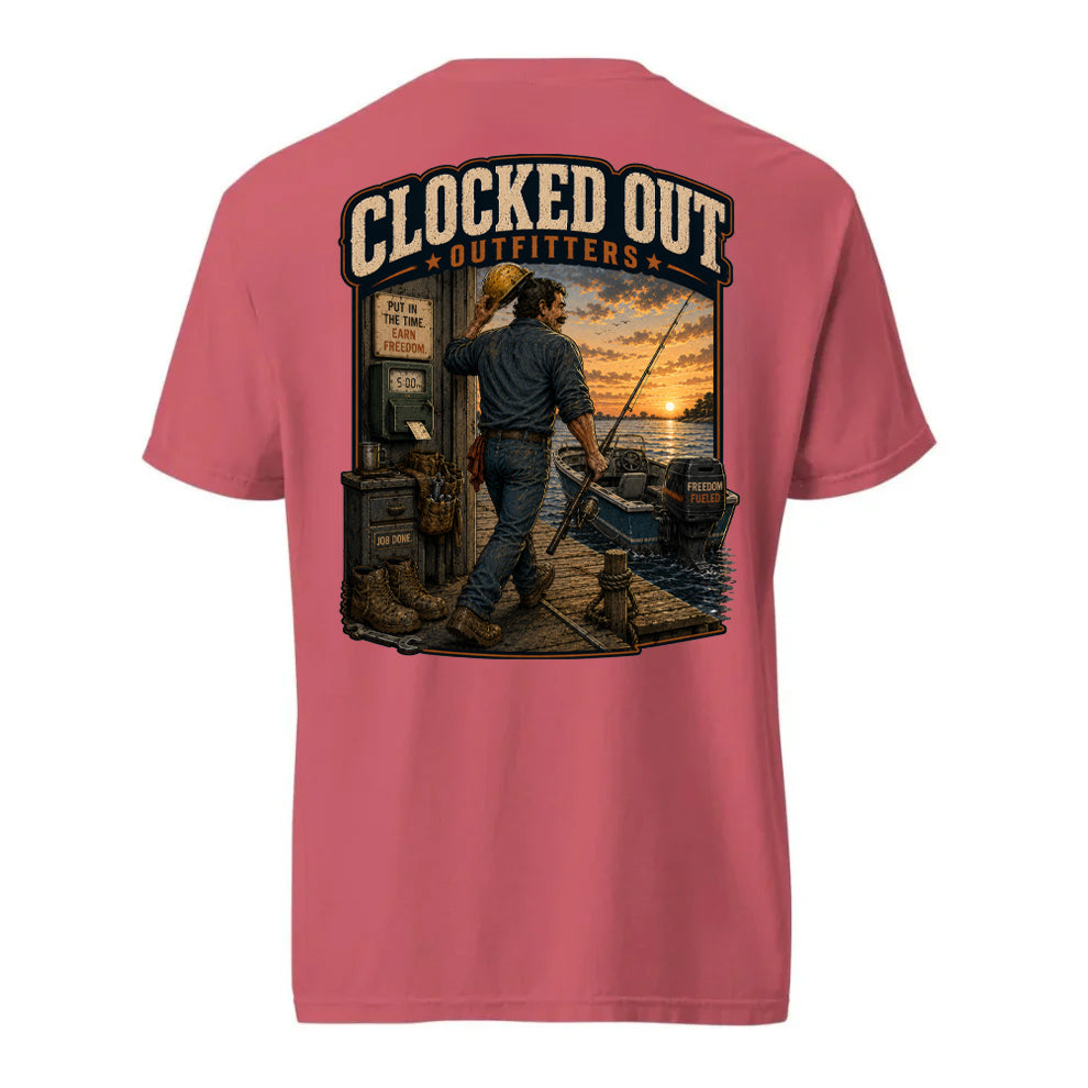 Clocked Out Earned Freedom Shirt