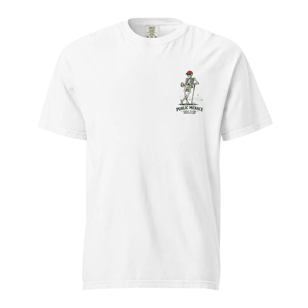 Public Menace Golf Club Skeleton Shirt