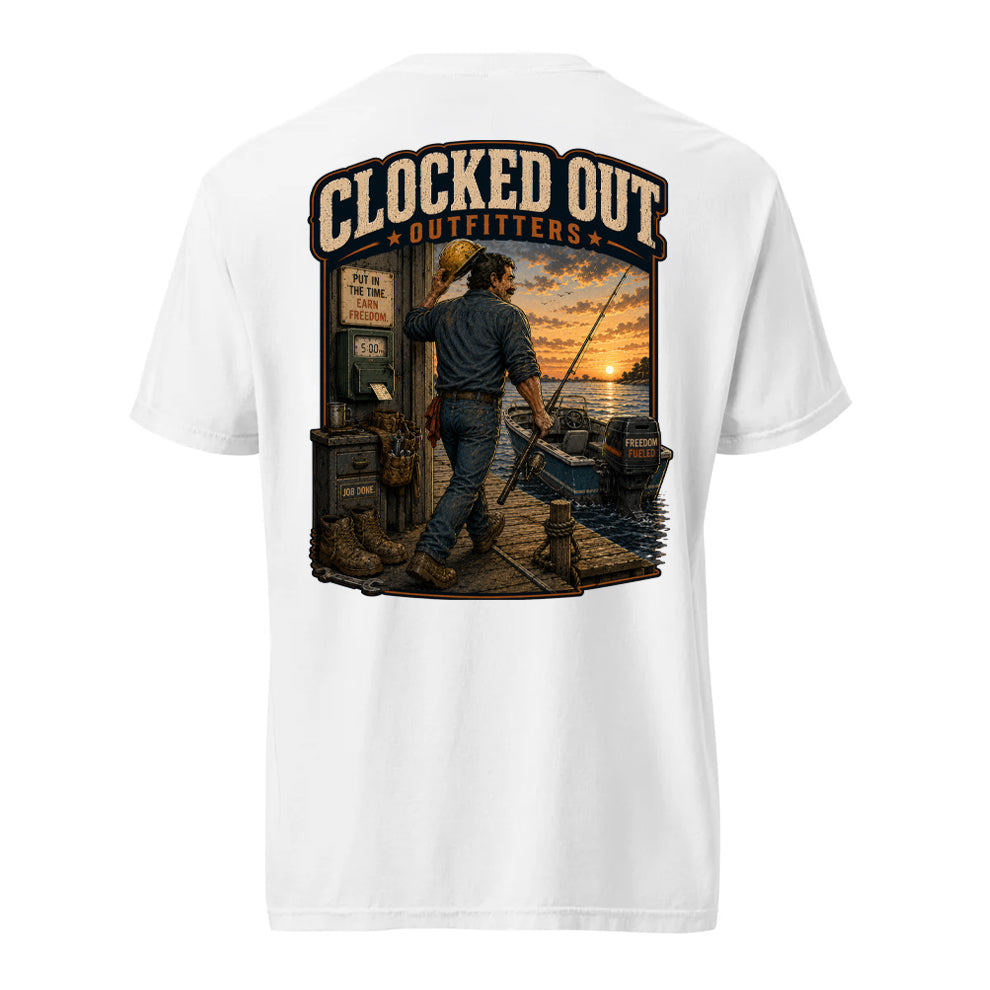 Clocked Out Earned Freedom Shirt