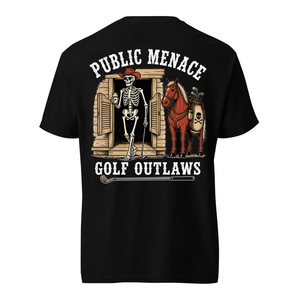 Public Menace Golf Outlaw Saloon Shirt