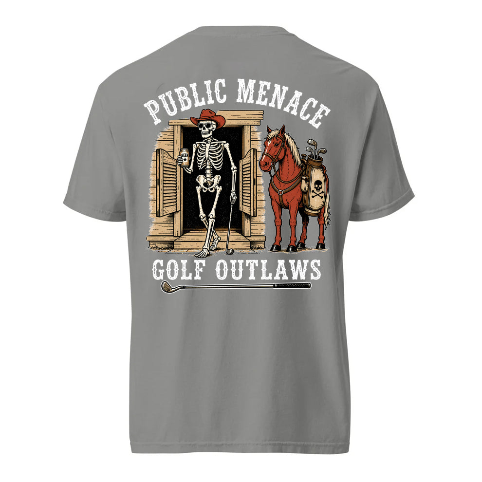 Public Menace Golf Outlaw Saloon Shirt