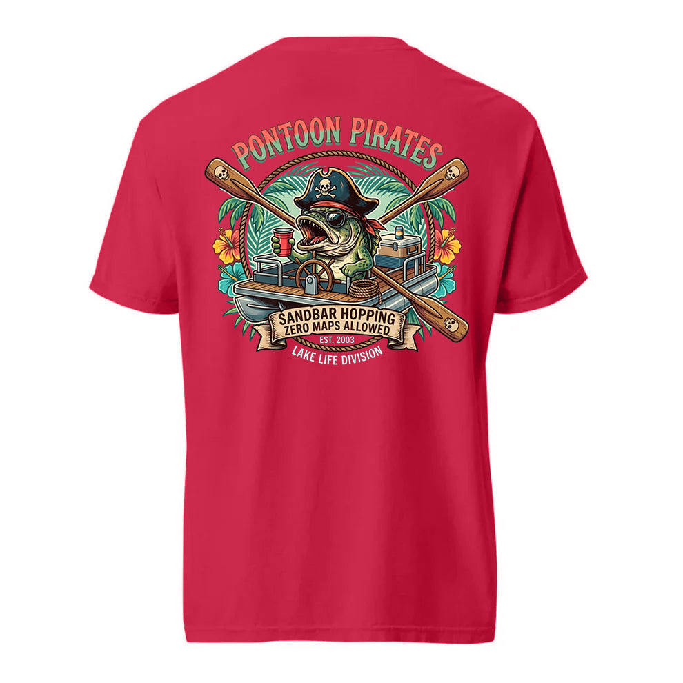 Pontoon Pirates Sandbar Hoping Shirt
