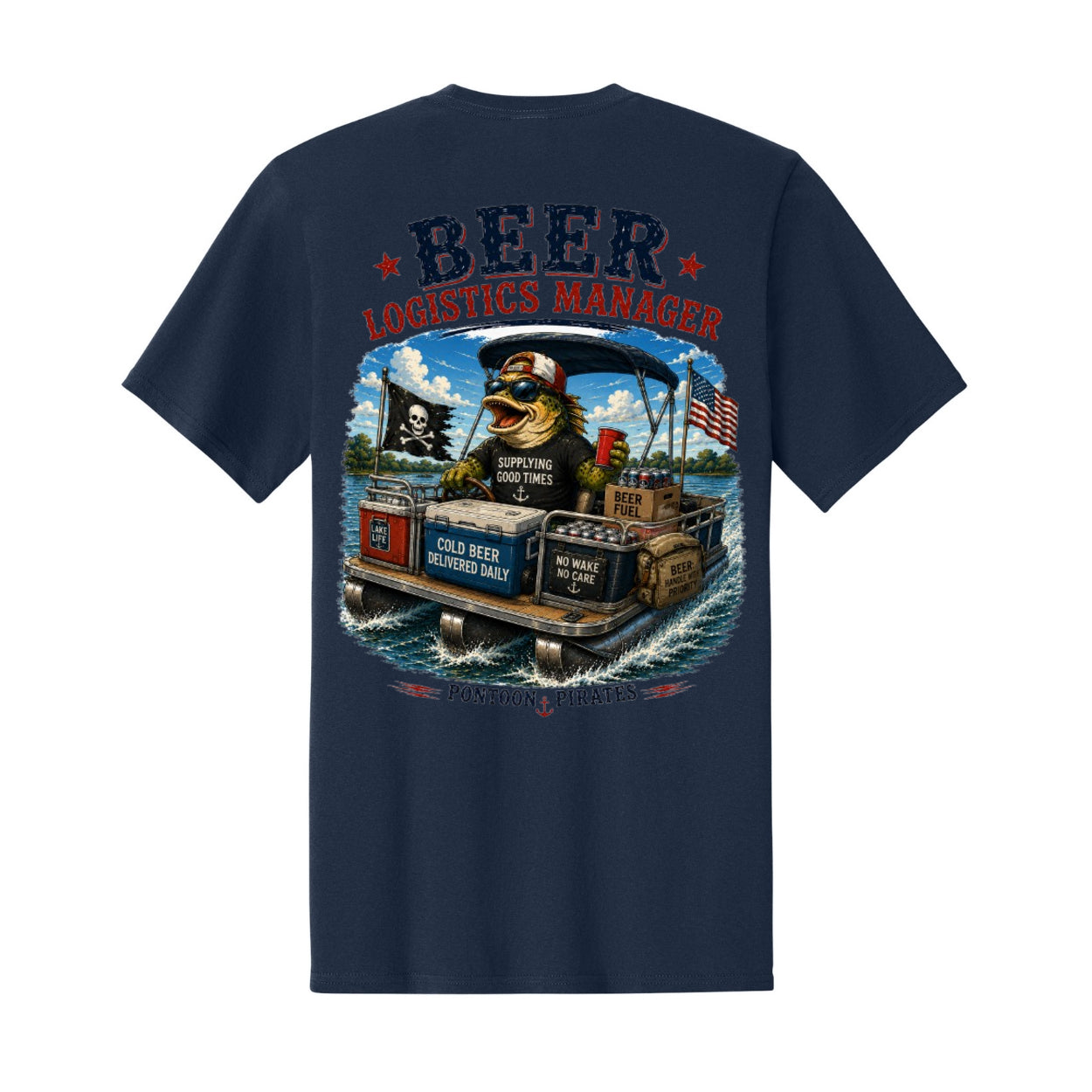 Pontoon Pirates Beer Logistics Manager Shirt