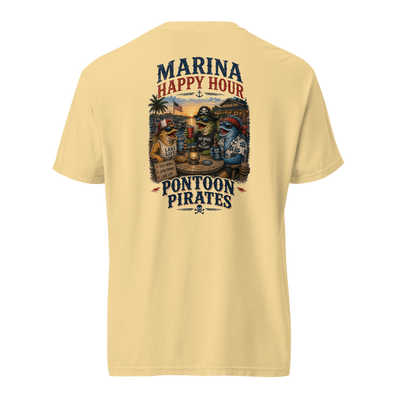 Pontoon Pirates Marina Happy Hour Shirt
