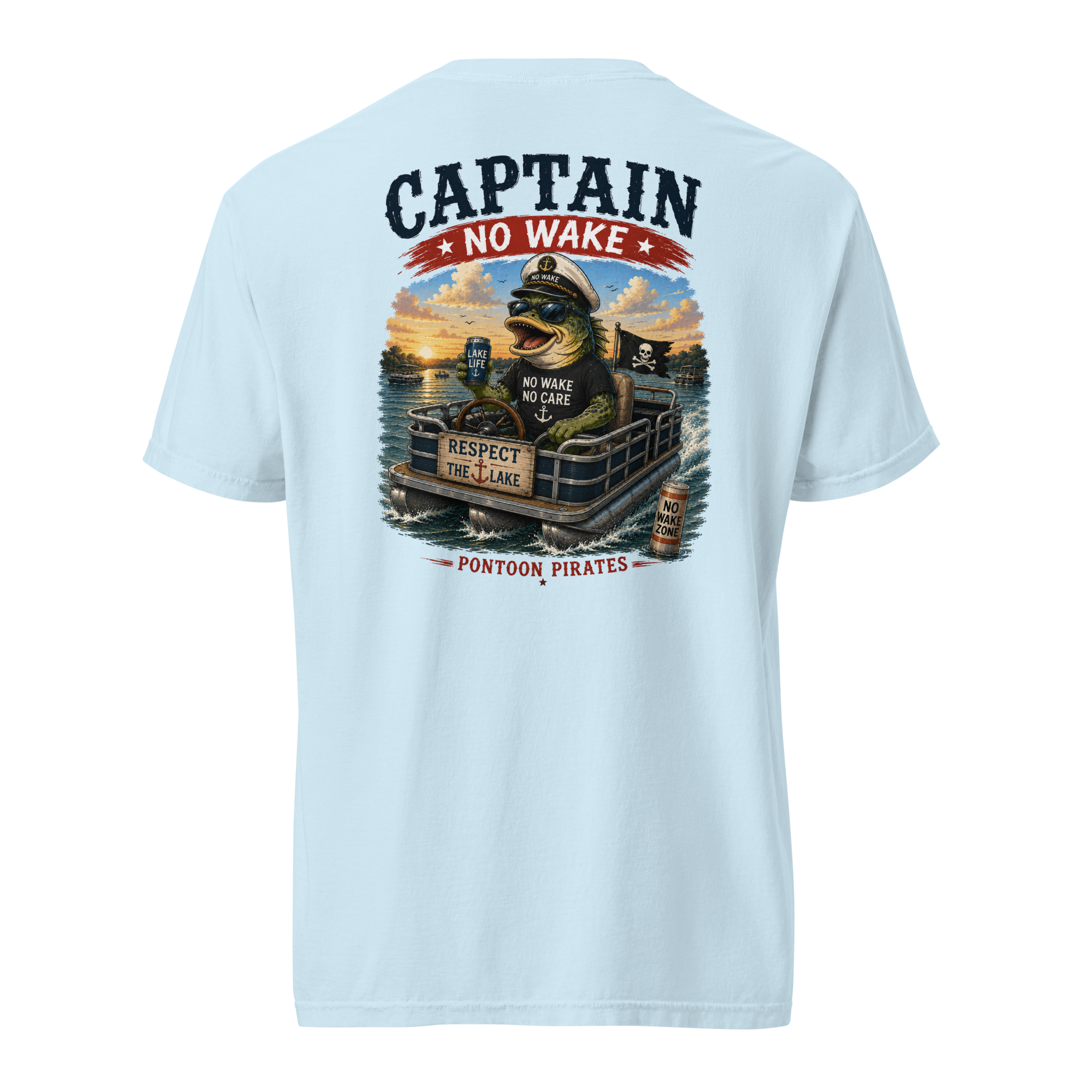Pontoon Pirates Lake Captain Shirt