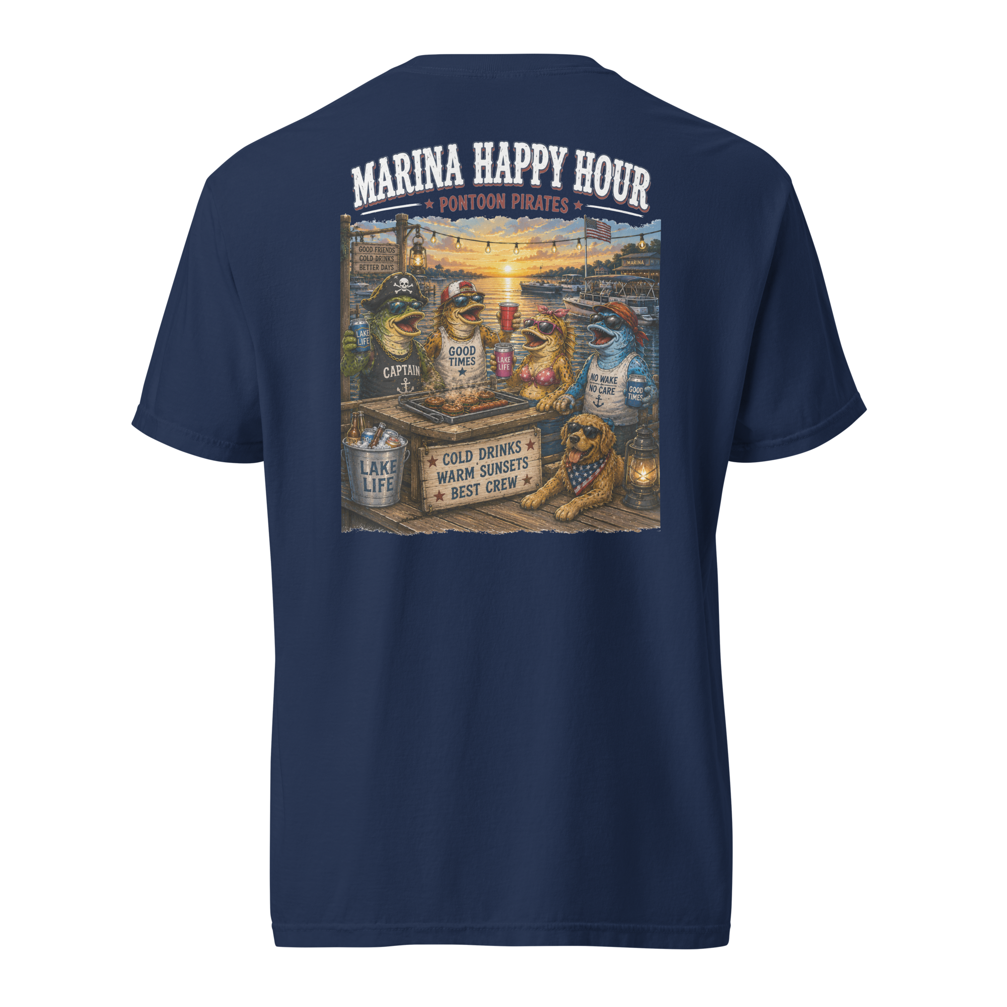 Pontoon Pirates Happy Hour Shirt