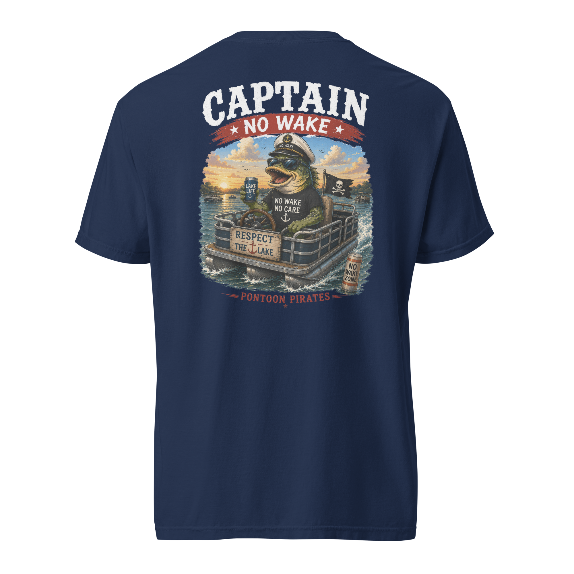 Pontoon Pirates Lake Captain Shirt