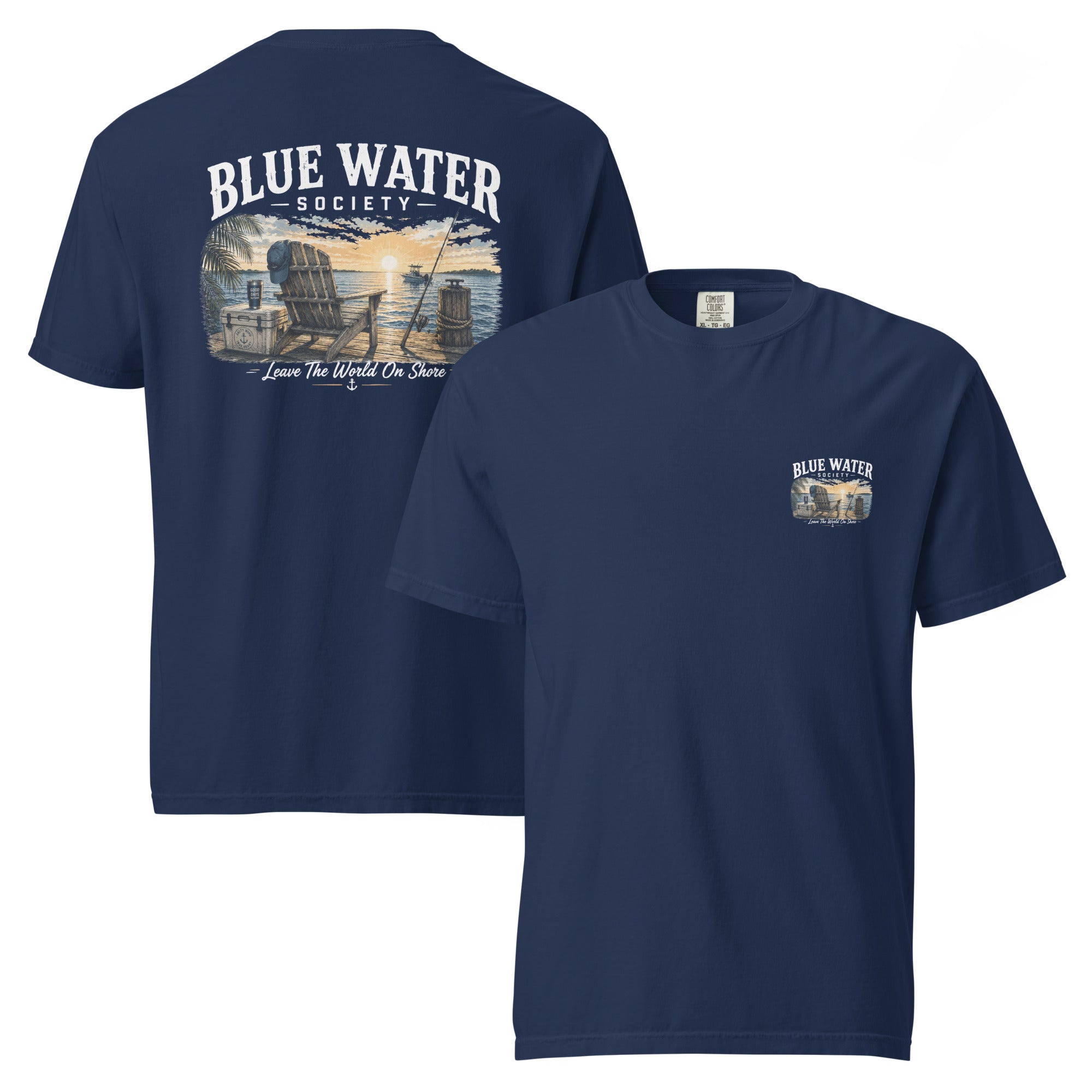 Blue Water Society Dockside Sunset Shirt