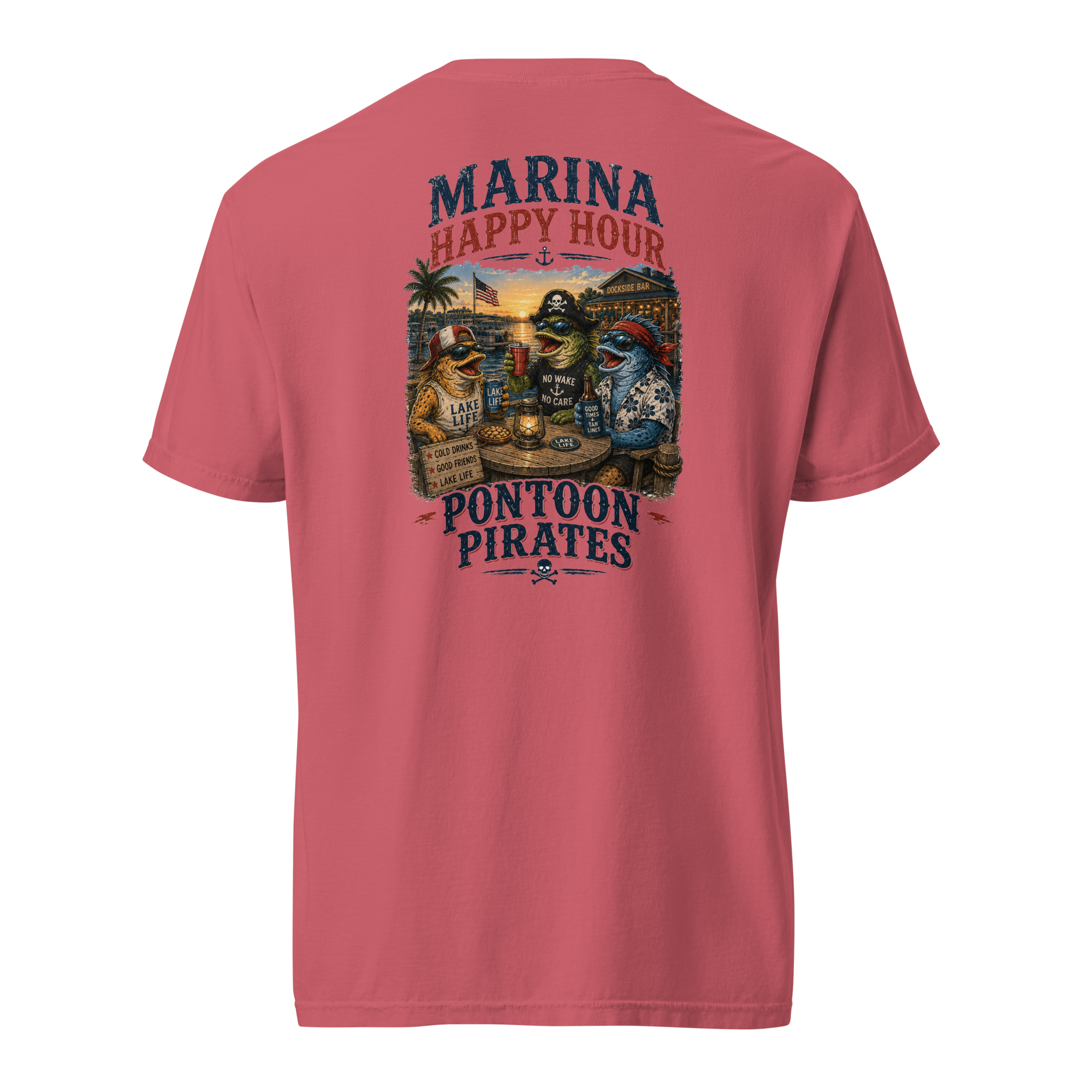 Pontoon Pirates Marina Happy Hour Shirt