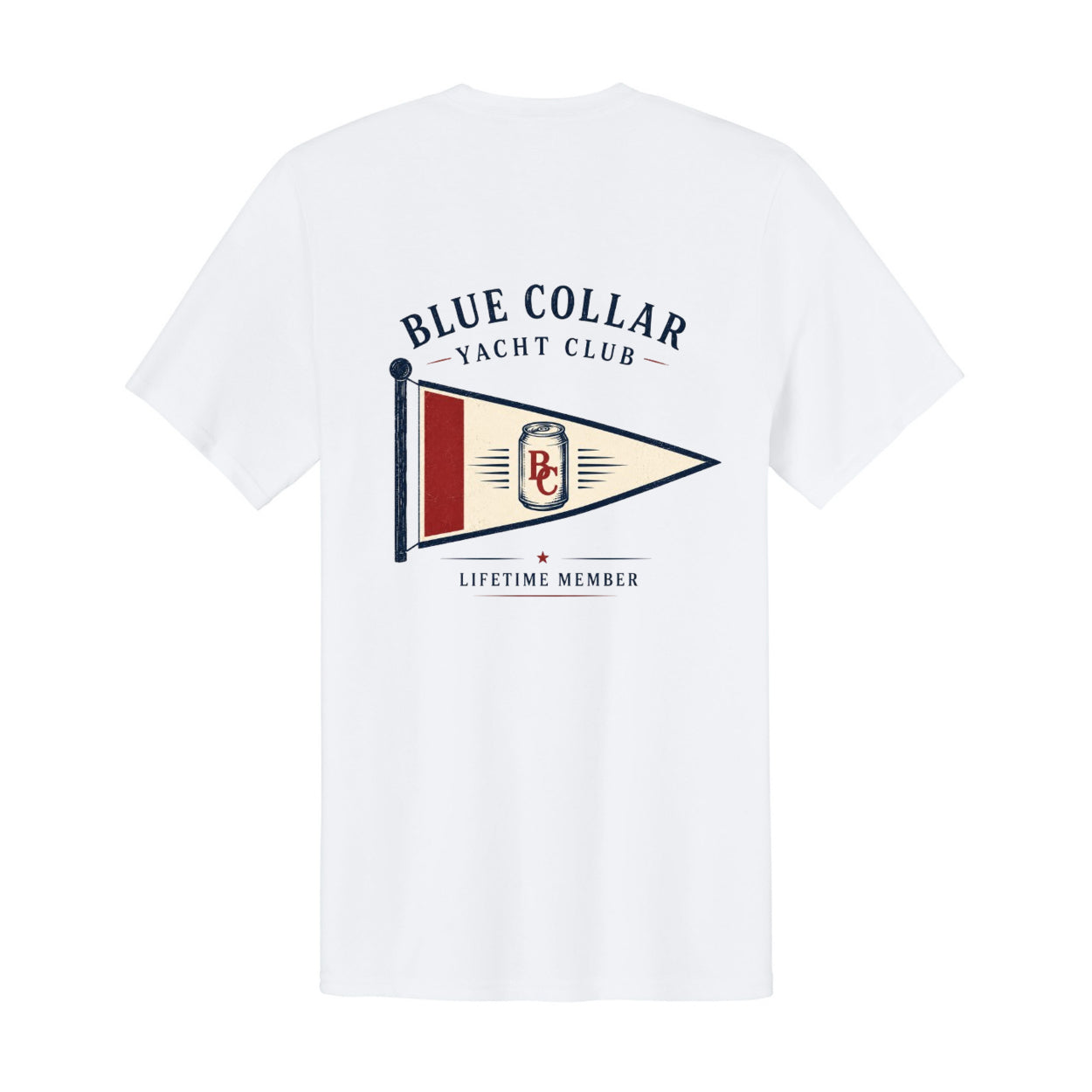 Blue Collar Yacht Club Pennant Shirt